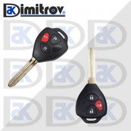 Кутийка ключ 3 бутона Toyota Avensis Corolla RAV4 Yaris
